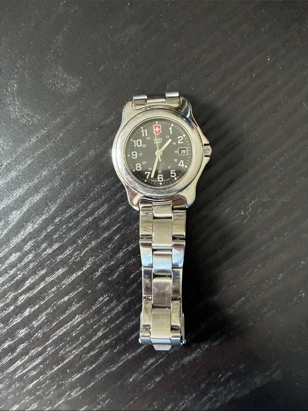 VSwiss Army Stainless Steel Watch - Black Dial